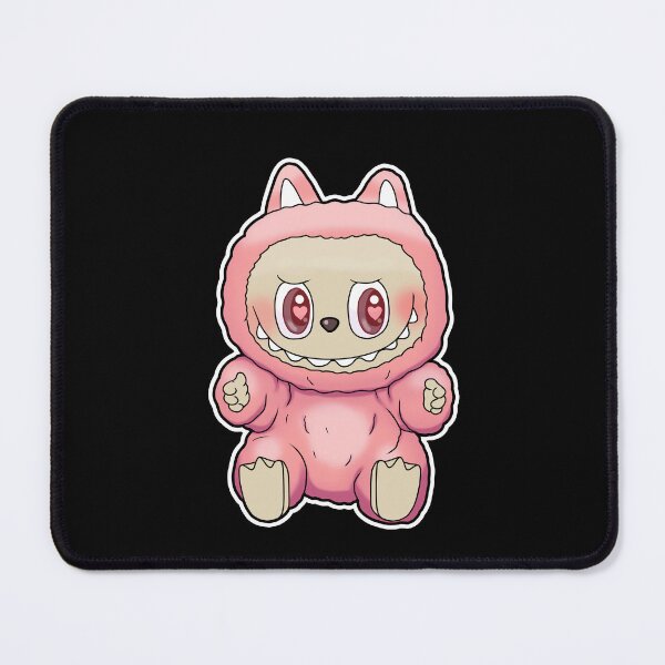 Item preview, labubu pink monster designed and sold by Blck-Acid-Devil.