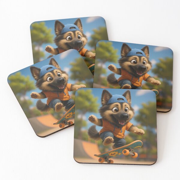 Item preview, Skater American Alsatian designed and sold by Sillytoe.