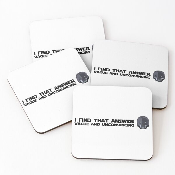 Item preview, I Find That Answer Vague and Unconvincing designed and sold by A Little Treat.
