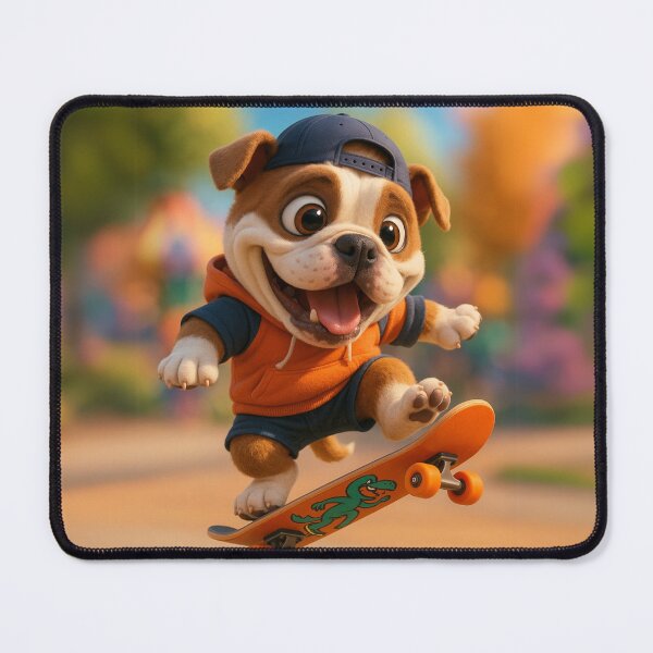 Item preview, Skater American Bulldog designed and sold by Sillytoe.