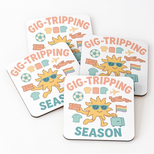 Item preview, Gig-Tripping Season | Summer Sun, Travel & Pride Illustration designed and sold by NAVOZKA.