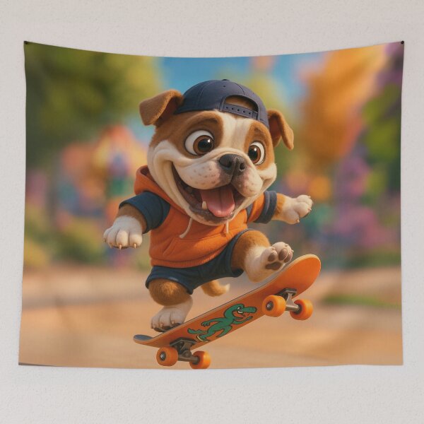 Item preview, Skater American Bulldog designed and sold by Sillytoe.