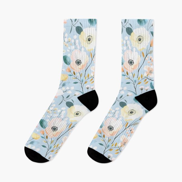 Item preview, Pretty Flower Flowers Floral Blue designed and sold by ArtbyJustis.