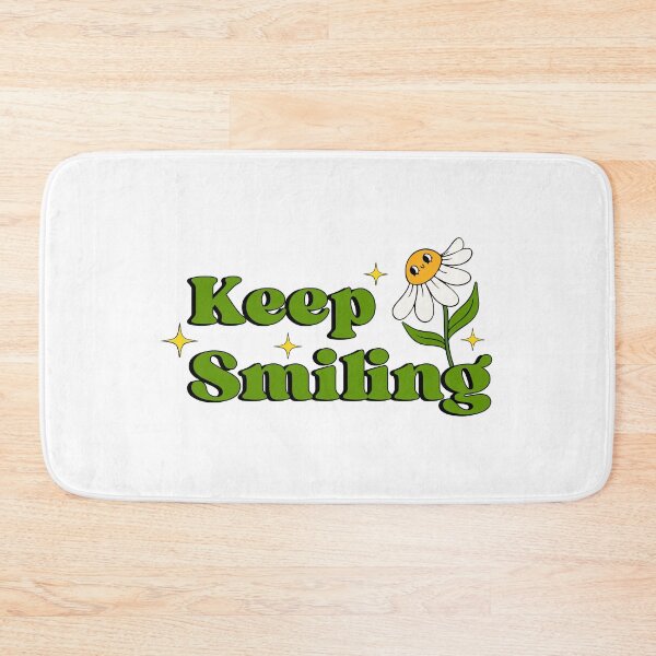 Item preview, flower quote keep smiling designed and sold by designing01Ar3.