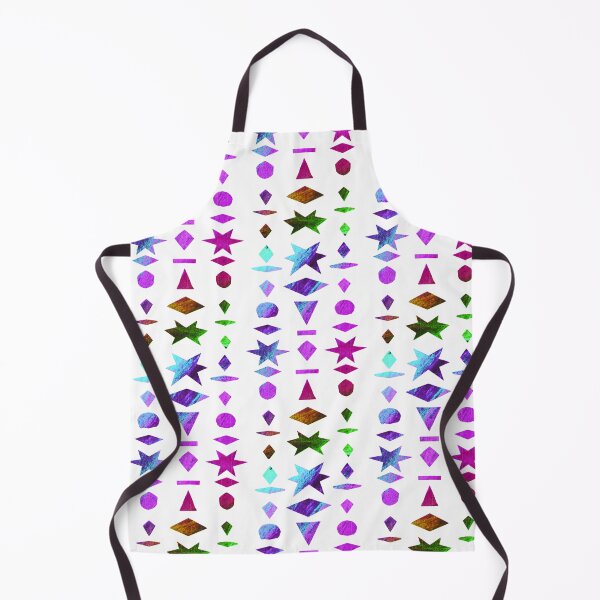 Item preview, Pop Art collage with colorful geometric shapes on white designed and sold by Vision Illustrated.