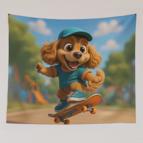Item preview, Skater American Cocker Spaniel designed and sold by Sillytoe.