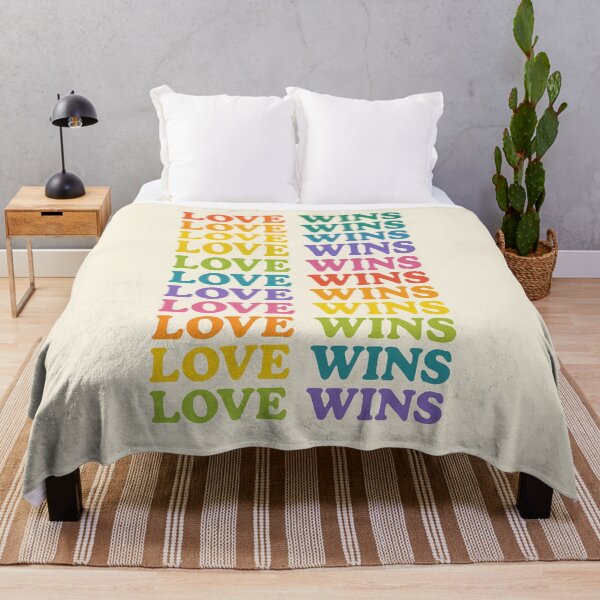 Item preview, Love Wins Rainbow Typography Design designed and sold by Trendy Sticker & Merch Collection - Express Yourself.