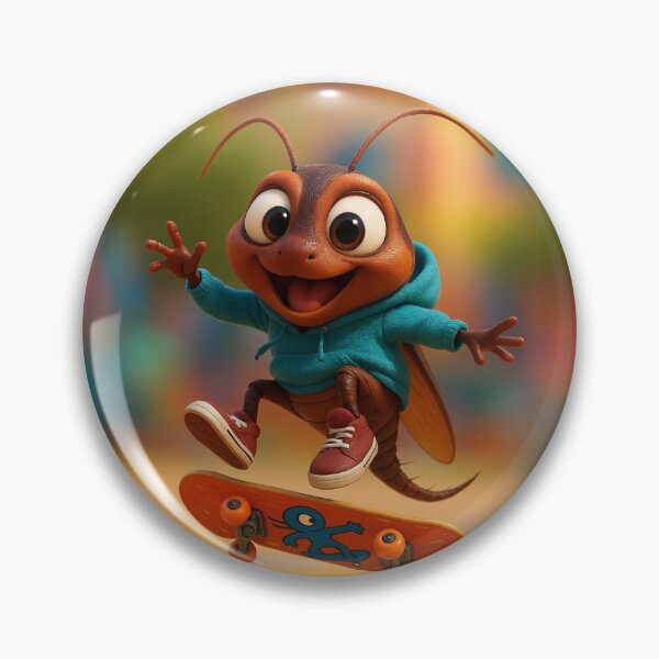 Item preview, Skater American Cockroach designed and sold by Sillytoe.