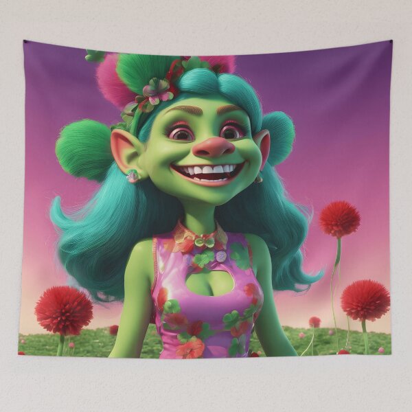 Item preview, Happy Troll designed and sold by NoraRoseArts.