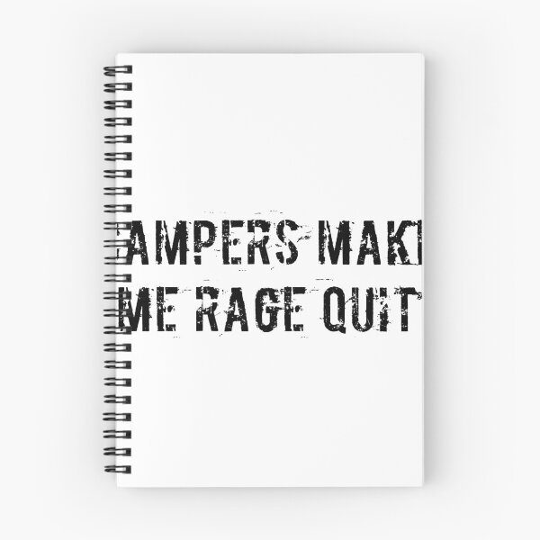 Item preview, Campers Make Me Rage Quit designed and sold by Ninjacatoff.