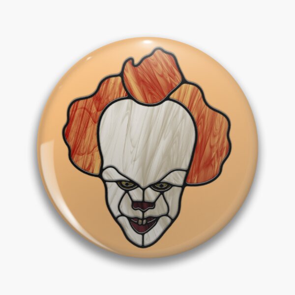 Item preview, Pennywise the Clown from It (Digital Stained Glass) designed and sold by 24/7 Watcher.