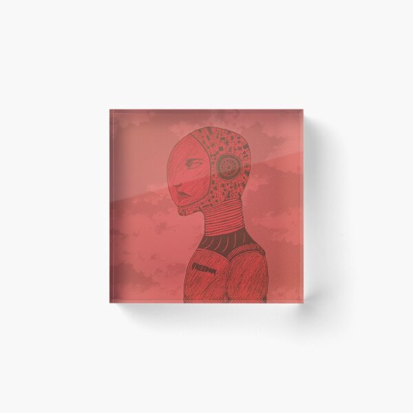Aperçu de l'œuvre Red planet créée et vendue par Randygirardshop.