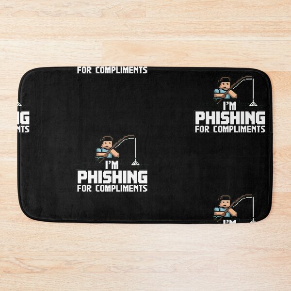 Item preview, Cybersecurity Humor: Pixel Phishing Joke designed and sold by Into The Rabbit Hole.