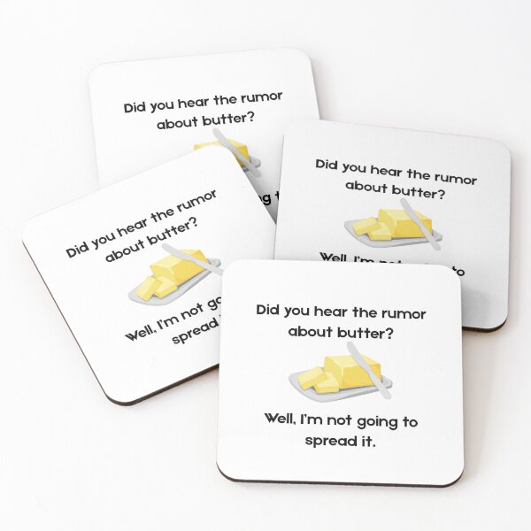 Item preview, Did you hear the rumor about butter? designed and sold by PKPrintz.