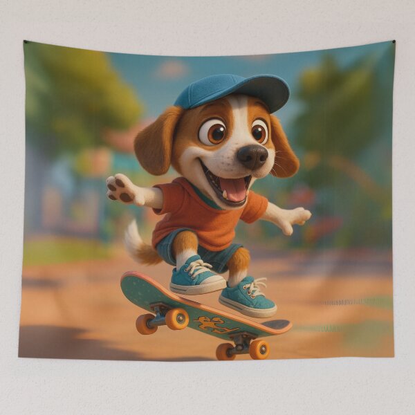 Item preview, Skater American Foxhound designed and sold by Sillytoe.