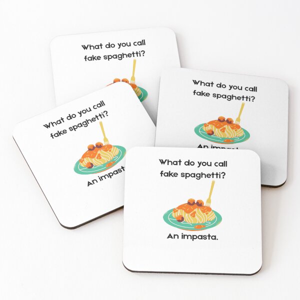Item preview, What do you call fake spaghetti? designed and sold by PKPrintz.