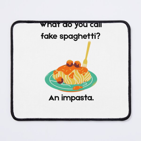 Item preview, What do you call fake spaghetti? designed and sold by PKPrintz.