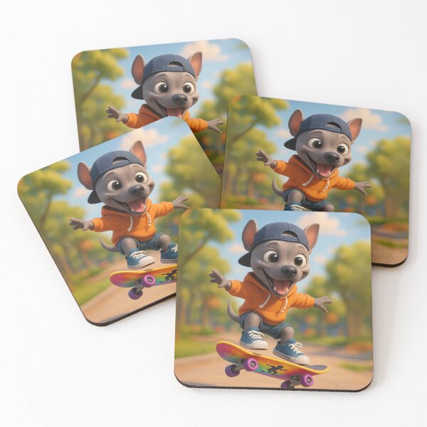 Item preview, Skater American Hairless Terrier designed and sold by Sillytoe.