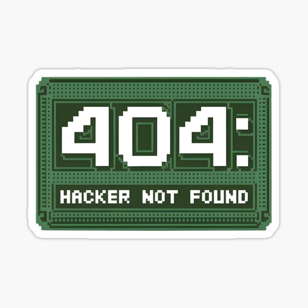 Item preview, Funny 404 Error Pixel Art Shirt designed and sold by Into The Rabbit Hole.