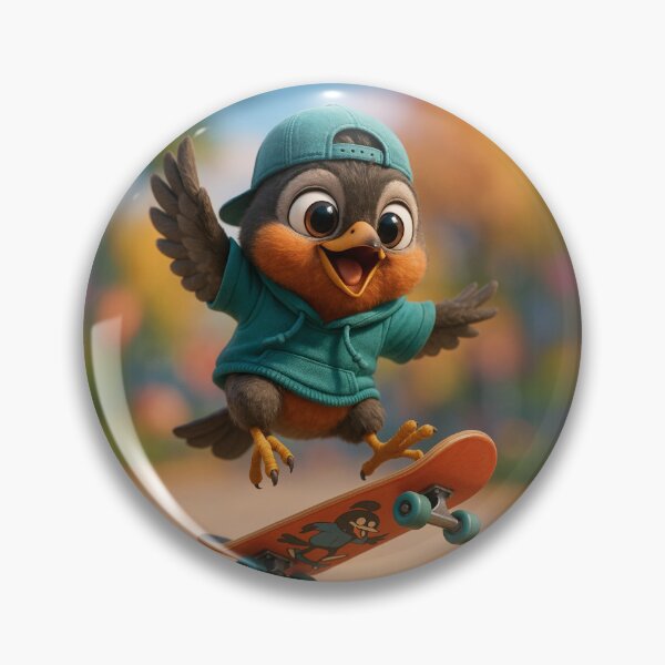 Item preview, Skater American Robin designed and sold by Sillytoe.