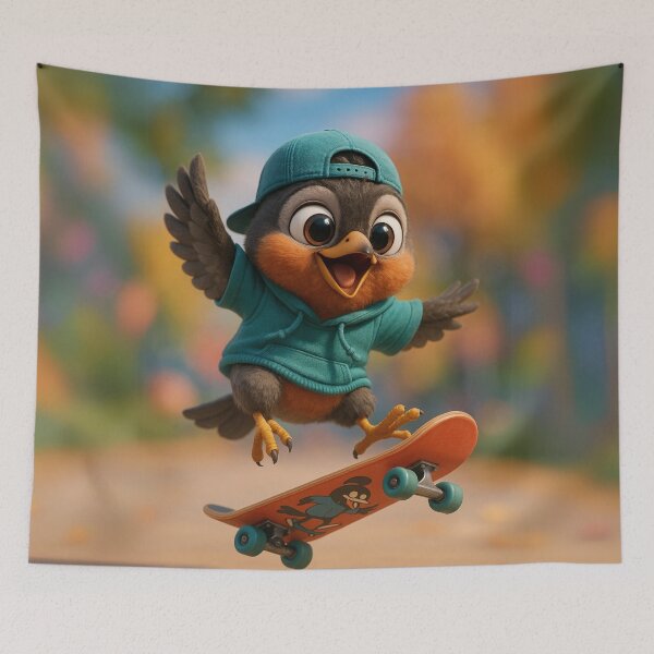 Item preview, Skater American Robin designed and sold by Sillytoe.