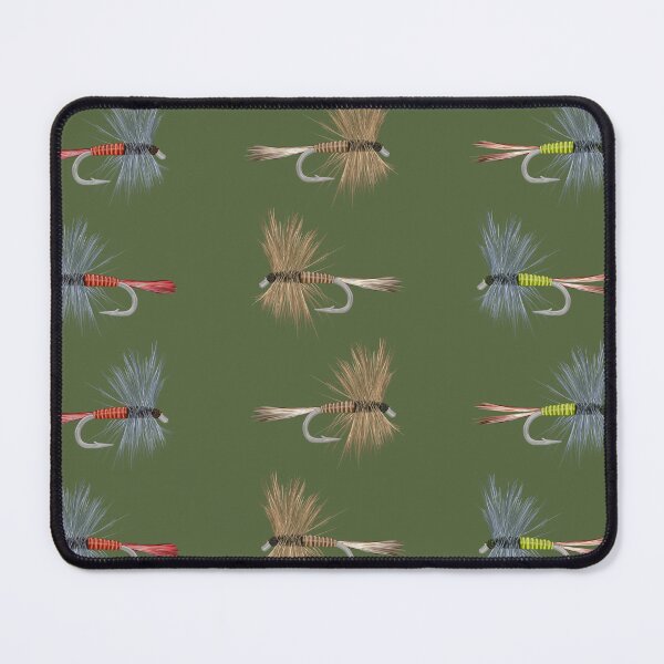 Item preview, Colorful Fly Fishing Lure Hooks Illustration  designed and sold by Phat Dog Designs .