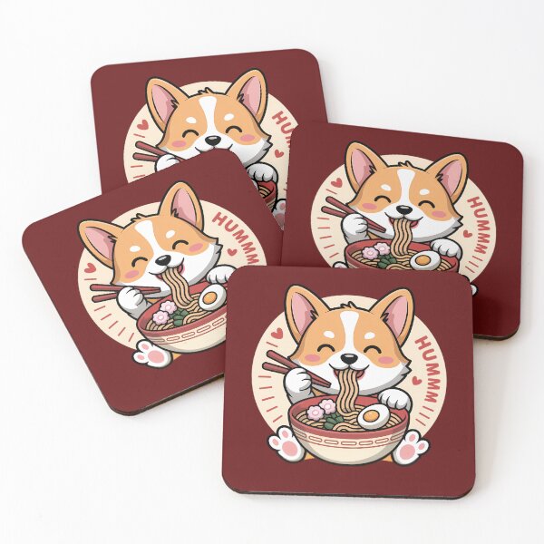 Item preview, Too Cute to Share – Ramen Obsessed Corgi Tee designed and sold by Opalook.