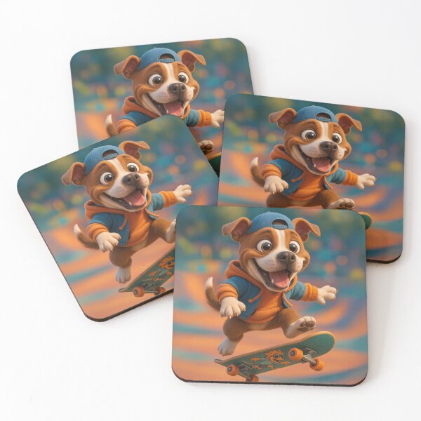 Item preview, Skater American Staffordshire Terrier designed and sold by Sillytoe.