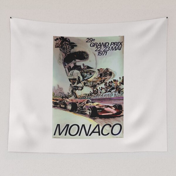 Item preview, Blast from the past Monaco Vintage poster 1971 designed and sold by Helios Be. Lavsh.