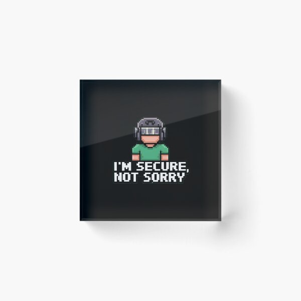 Item preview, Cybersecurity Pixel-Art Gamer Humor designed and sold by Into The Rabbit Hole.