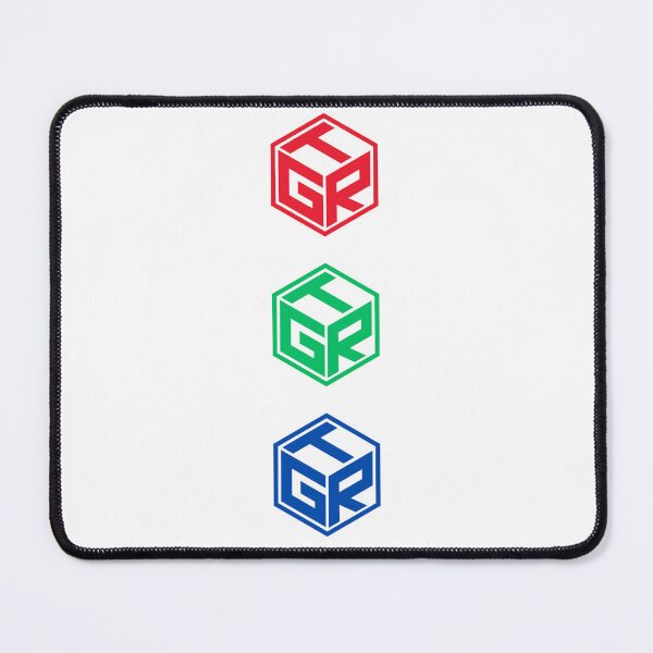 Item preview, GTR Cube Logo Geometric Hex Design in Red, Green & Blue designed and sold by thundergearshop.