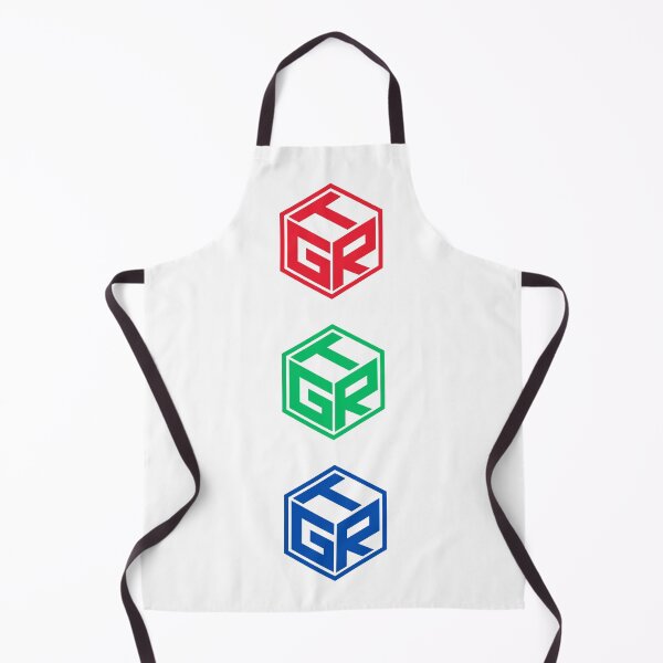 Item preview, GTR Cube Logo Geometric Hex Design in Red, Green & Blue designed and sold by thundergearshop.