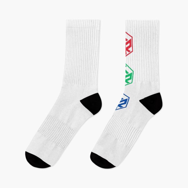 Item preview, GTR Cube Logo Geometric Hex Design in Red, Green & Blue designed and sold by thundergearshop.