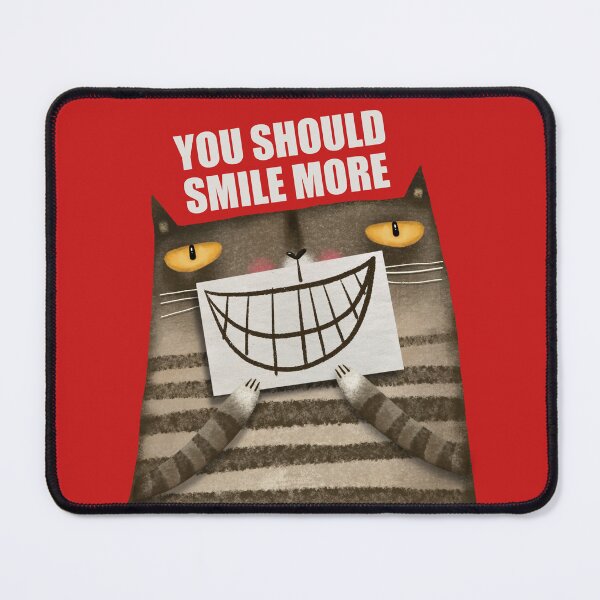 Item preview, You should smile more - grumpy cat designed and sold by poket.piktures.