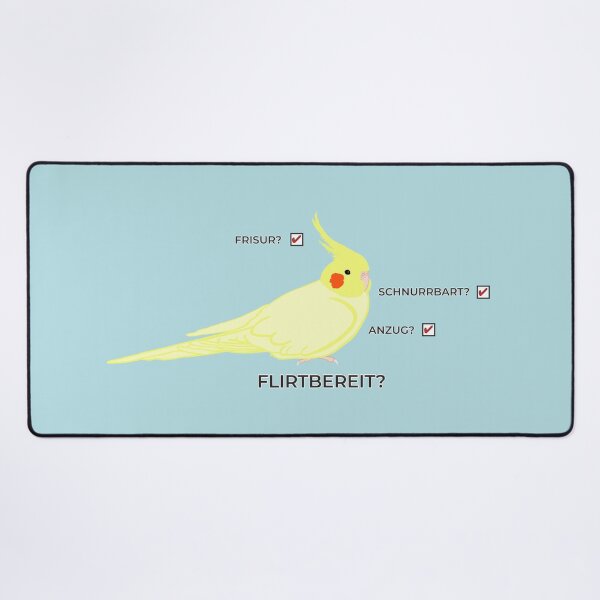 Item preview, Flirt Mode Lutino Cockatiel designed and sold by Birbosaurus.