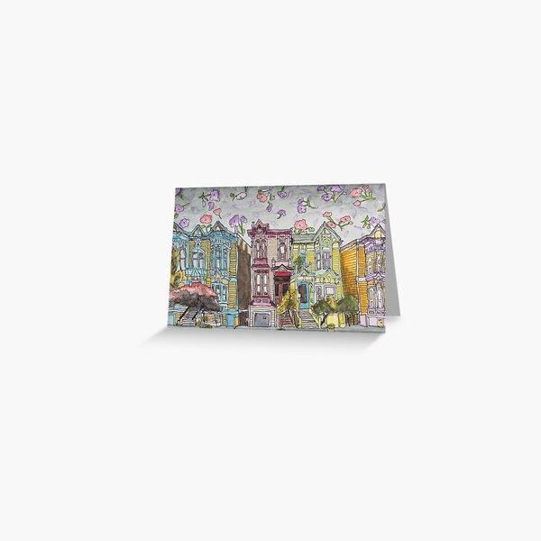 San Francisco Houses #6 Greeting Card