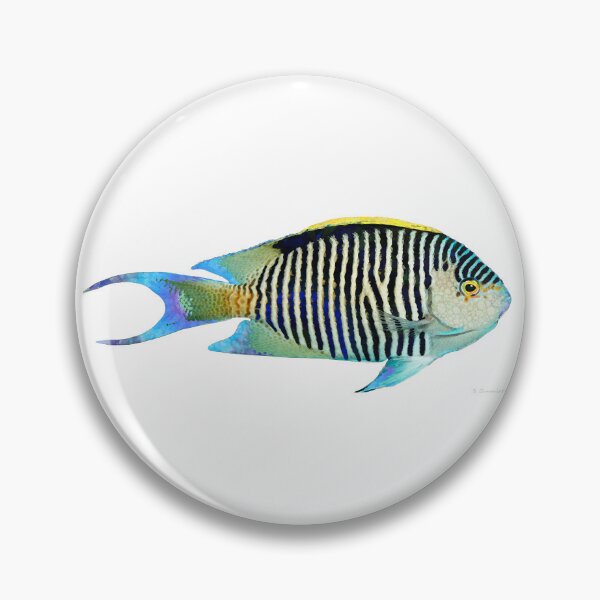 Item preview, Sea Angel Angelfish Art designed and sold by Sharon Cummings Art.
