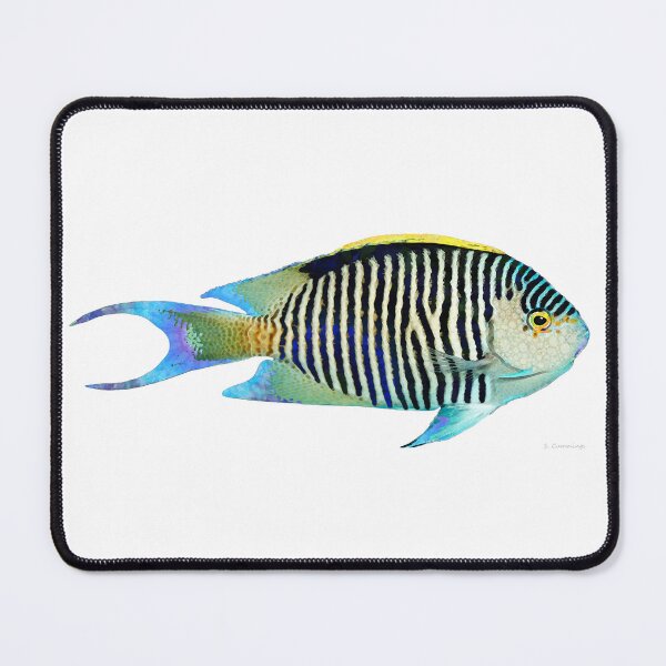 Item preview, Sea Angel Angelfish Art designed and sold by Sharon Cummings Art.