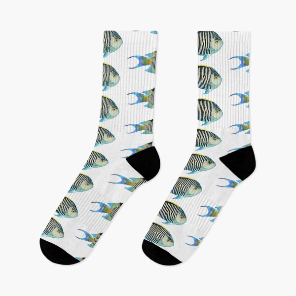 Item preview, Sea Angel Angelfish Art designed and sold by Sharon Cummings Art.