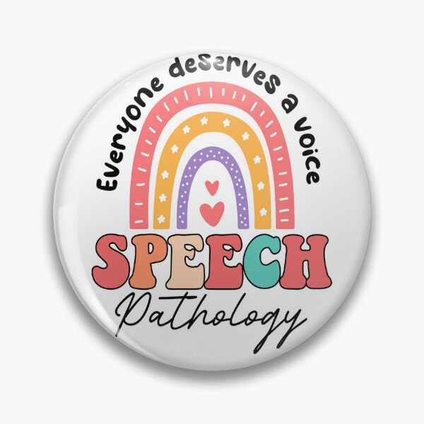 Item preview, Speech Pathology Rainbow – Everyone Deserves a Voice Cute Appreciation SLP Gifts designed and sold by minlik.