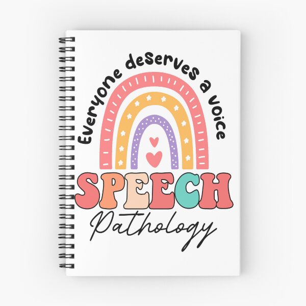 Item preview, Speech Pathology Rainbow – Everyone Deserves a Voice Cute Appreciation SLP Gifts designed and sold by minlik.