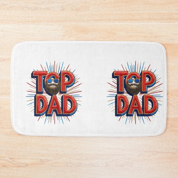 Item preview, Top Dad Embroidered Style Father’s Day Design  Fun  Bold Gift for Him designed and sold by ArtDesignTp.