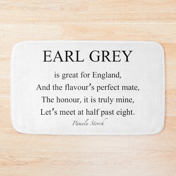 Item preview, Earl Grey Poem - An English Tea Poem by Pamela Storch designed and sold by Pamela Storch.