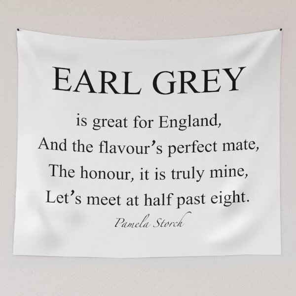Item preview, Earl Grey Poem - An English Tea Poem by Pamela Storch designed and sold by Pamela Storch.