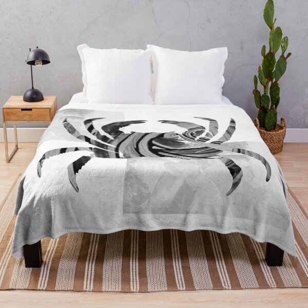 Item preview, Black And White Modern Crab Art designed and sold by Sharon Cummings Art.