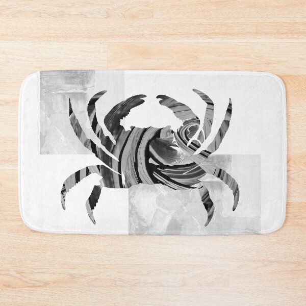 Item preview, Black And White Modern Crab Art designed and sold by Sharon Cummings Art.