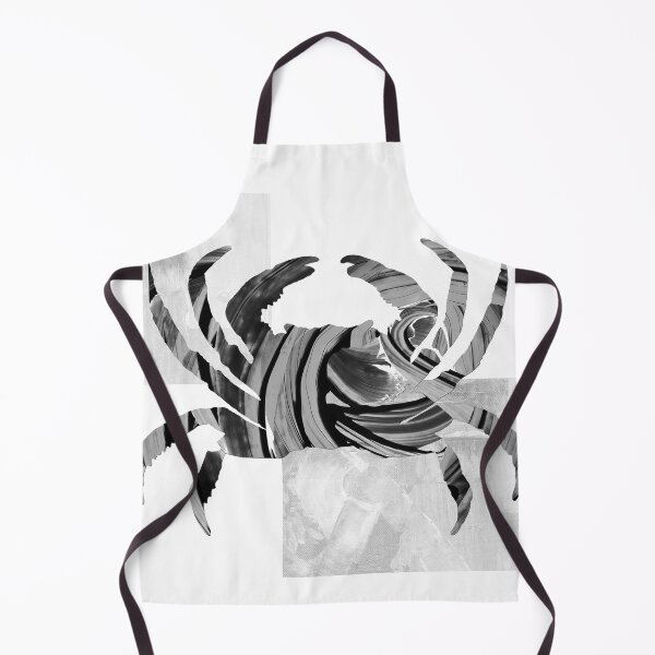Item preview, Black And White Modern Crab Art designed and sold by Sharon Cummings Art.