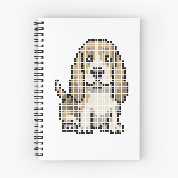 Item preview, Pixeled Basset hound (lemon) designed and sold by Brain Fart Buffet.