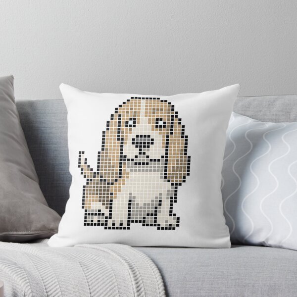 Item preview, Pixeled Basset hound (lemon) designed and sold by Brain Fart Buffet.