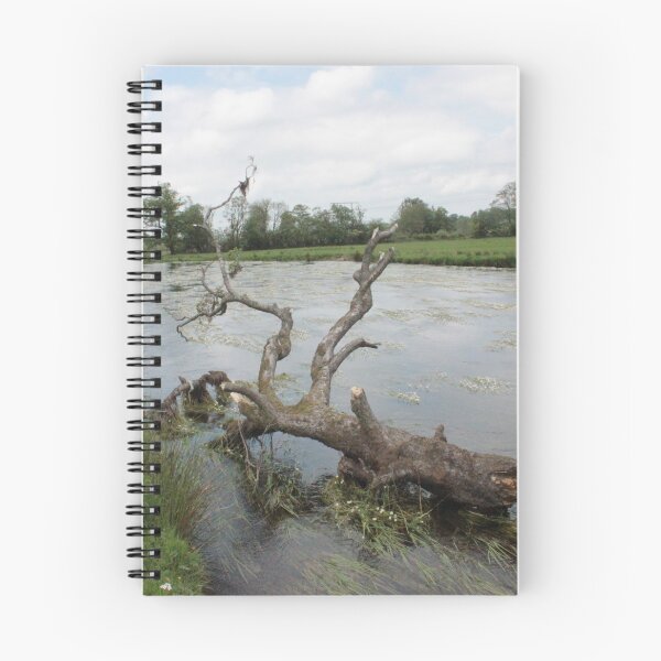 Item preview, Fallen Tree with River Water-Crowfoot in the River Teifi designed and sold by Kate Anderson Art.